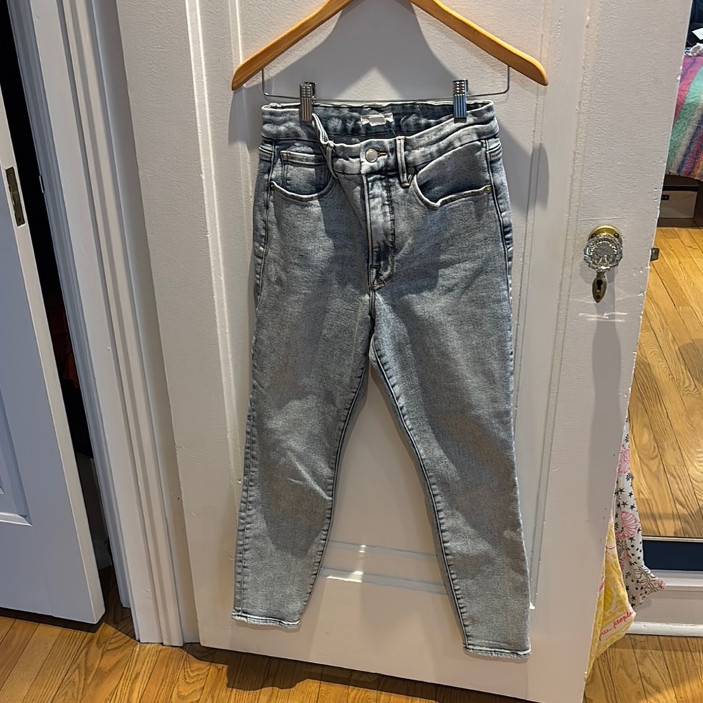 Good American Acid Wash Skinny Jeans